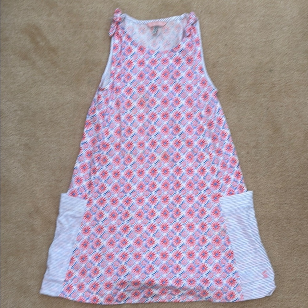 Joules Pink and Blue Floral Dress